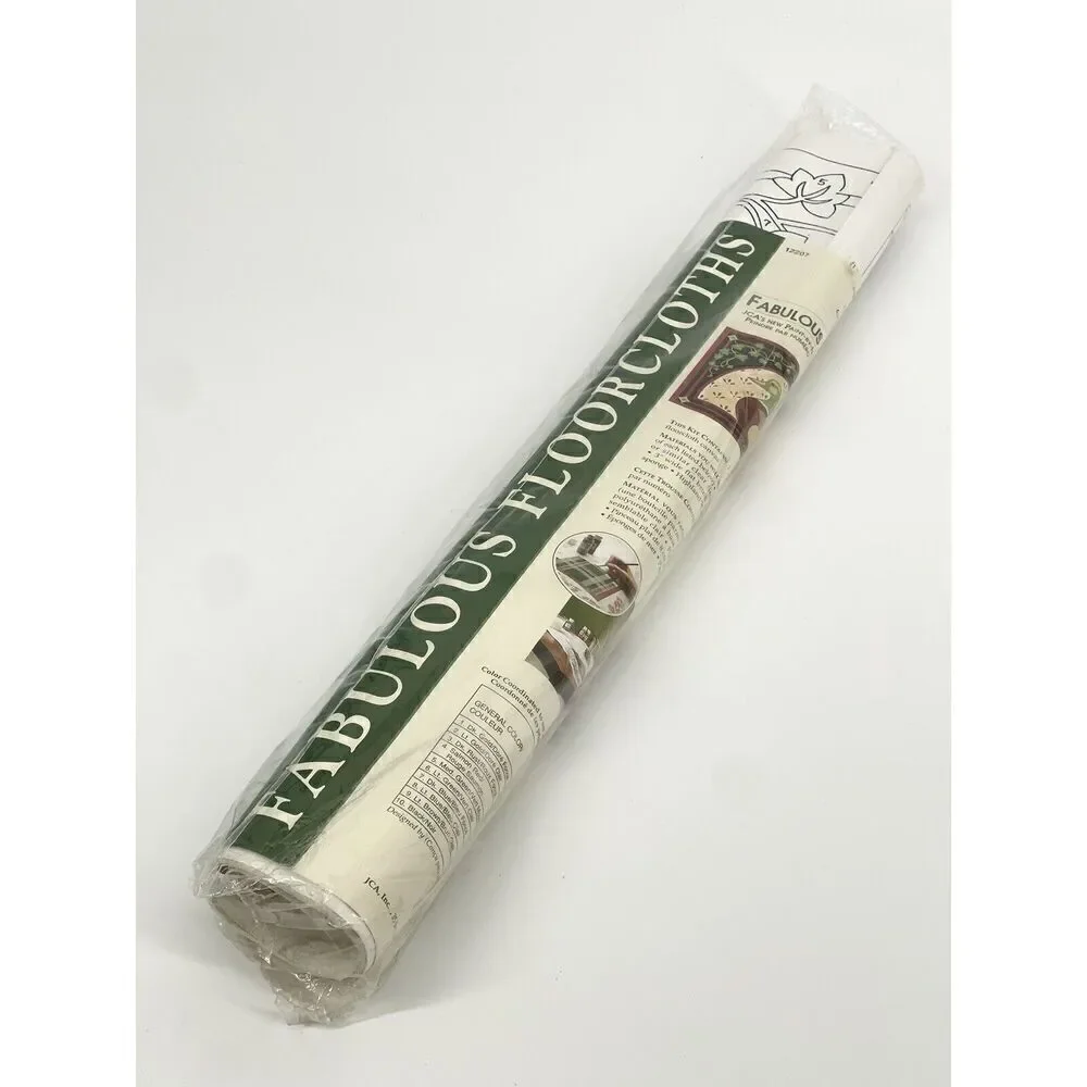 Fabulous Floorcloths Canvas Paint Kit Michael Leclair Mallard Duck 2’ By 3’ DIY